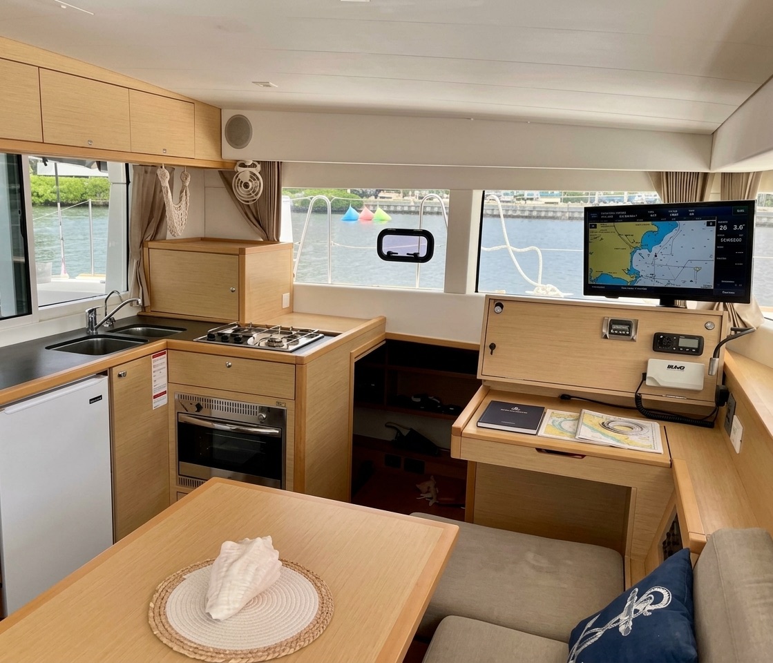 Nauclub Charter Alquiler Barco en Ibiza Formentera Sanxenxo 12El catamarán LaNena